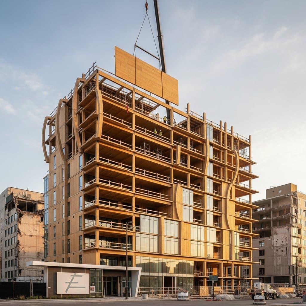 Image for Mass Timber Builds Faster Than Steel or Concrete