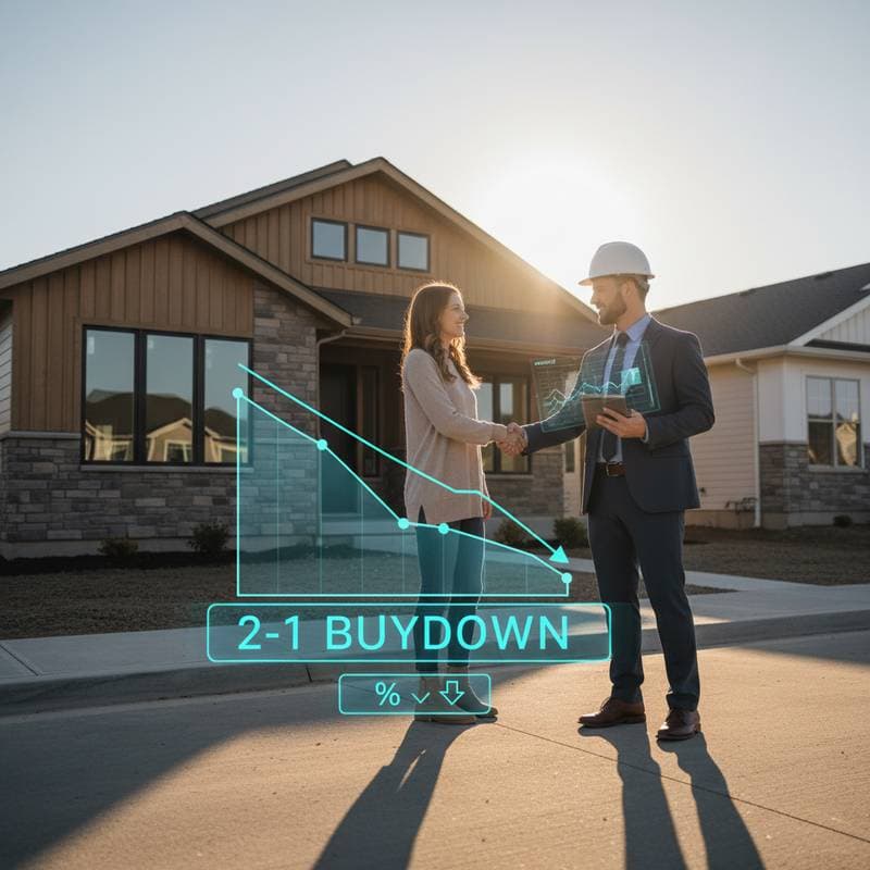 Image for Builders Pay Your Interest: 2-1 Buydown Explained