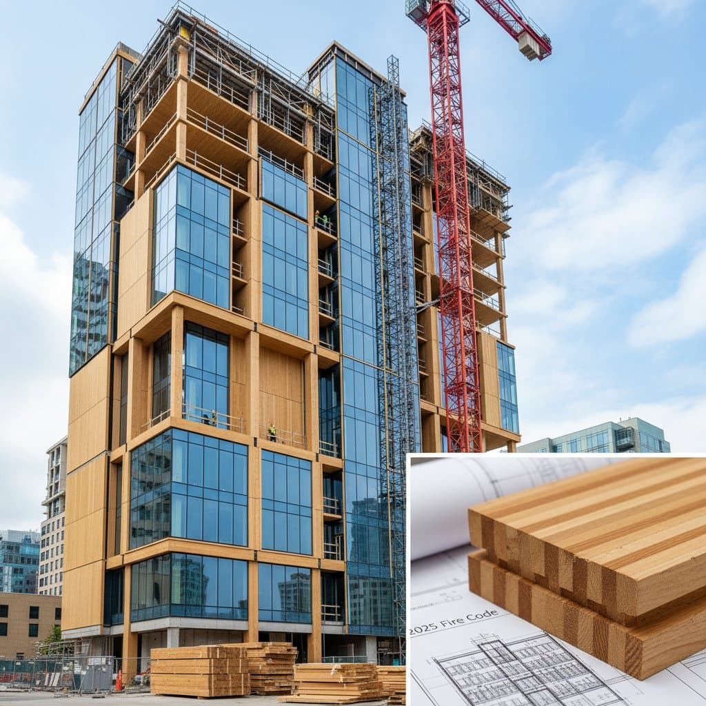 Image for Mass Timber High-Rises Meet 2025 Fire Standards