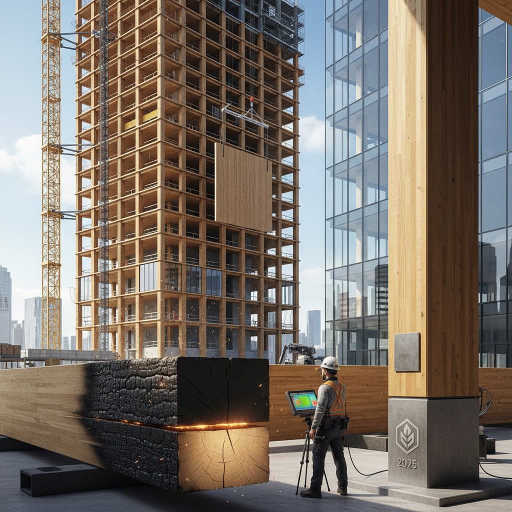Image for Mass Timber Rivals Steel With Surprising Fire Safety