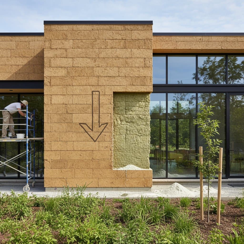 Featured image for Hempcrete Walls: Fire-Safe Carbon-Negative Building