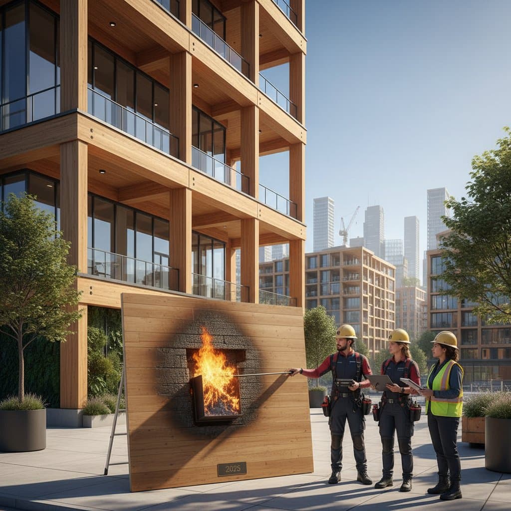 Image for Mass Timber: Fire-Safe Wood Building in 2025
