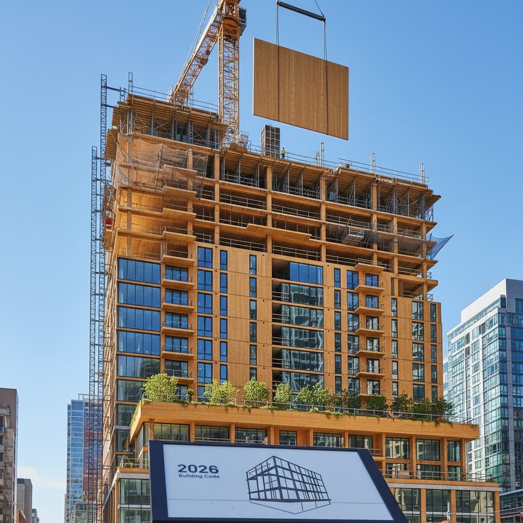 Image for Mass Timber Now Approved for 18-Story Buildings
