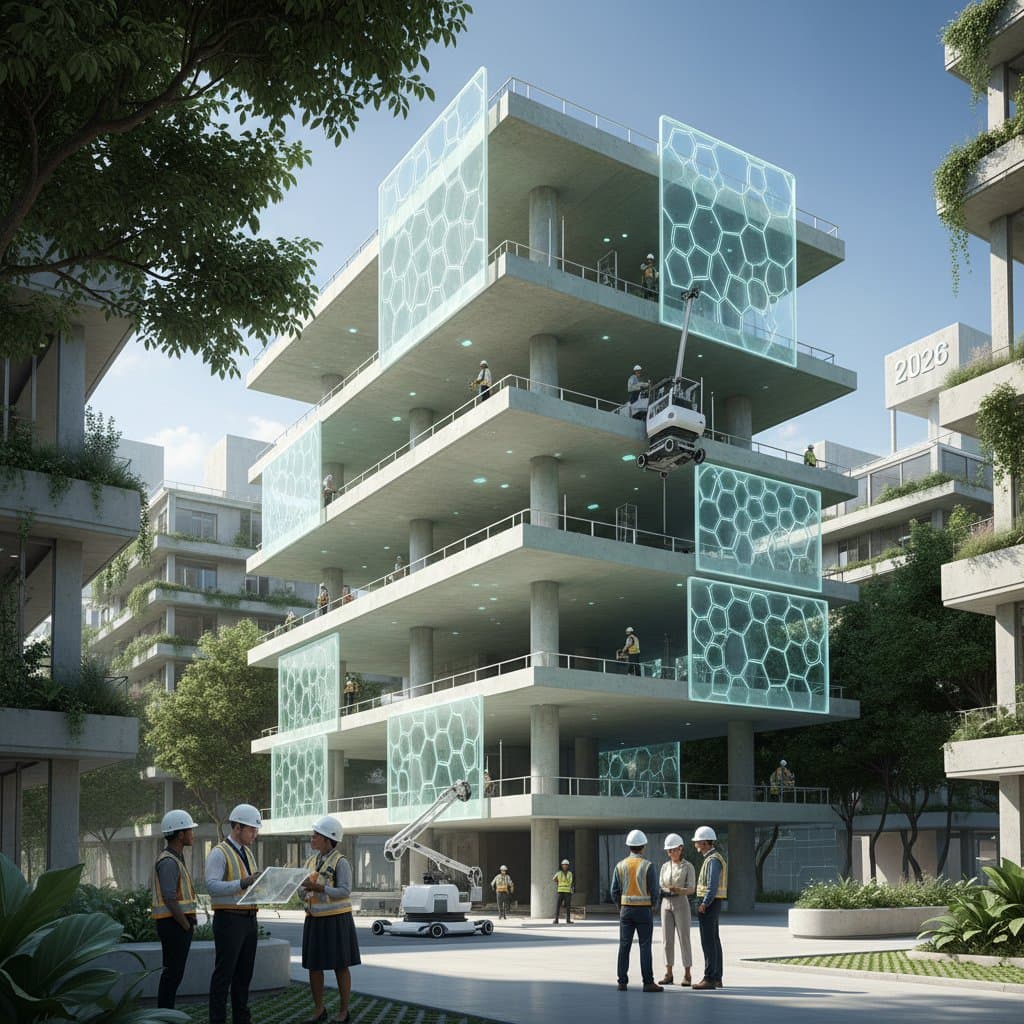 Featured image for Builders Cut 60% of Emissions with Air-Cleaning Concrete