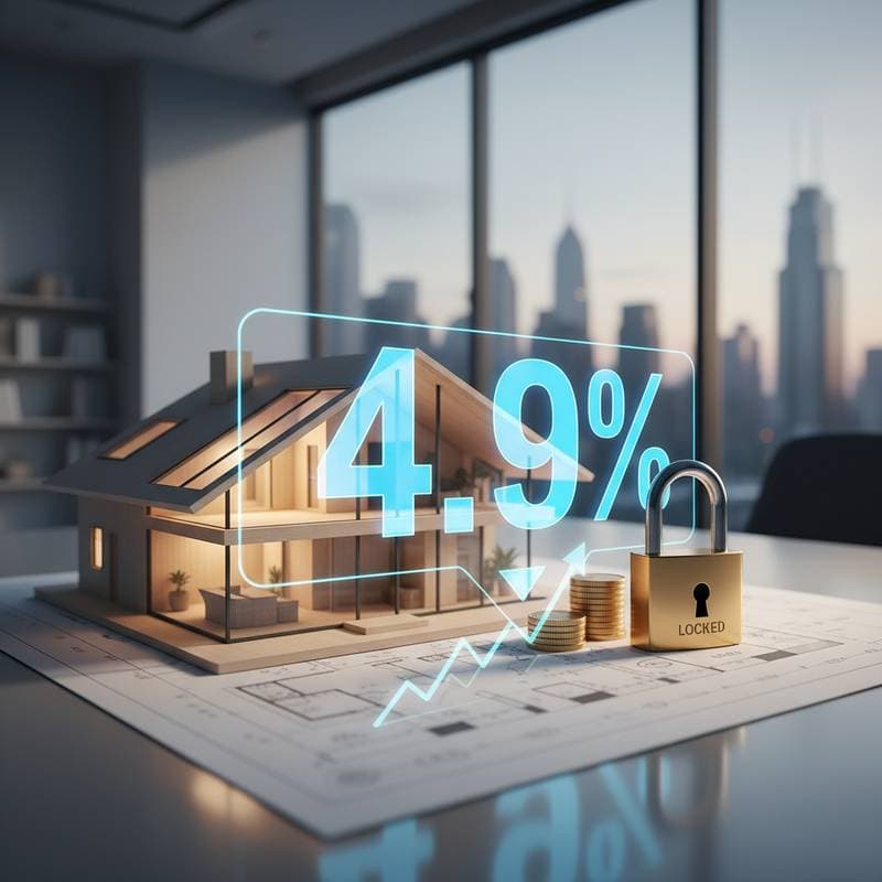 Image for Construction Rates Drop to 4.9%: Lock Before They Rise