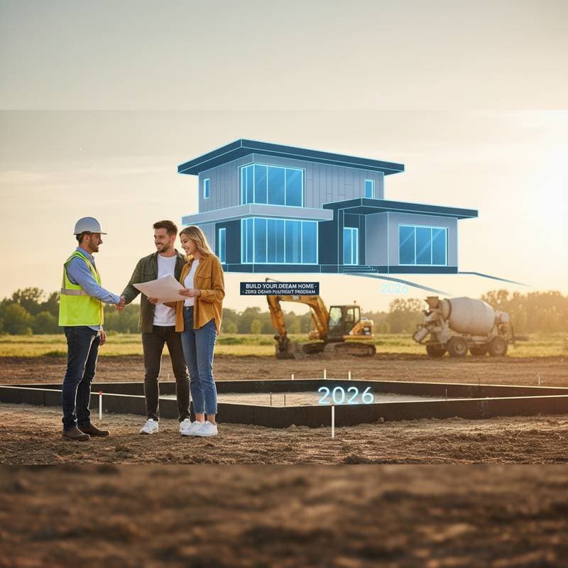 Image for Zero-Down Programs Let You Build Without Deposits