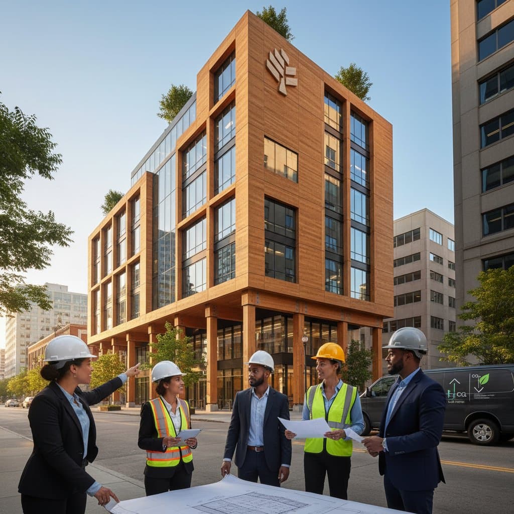Featured image for Mass Timber Buildings Store Carbon While Replacing Steel