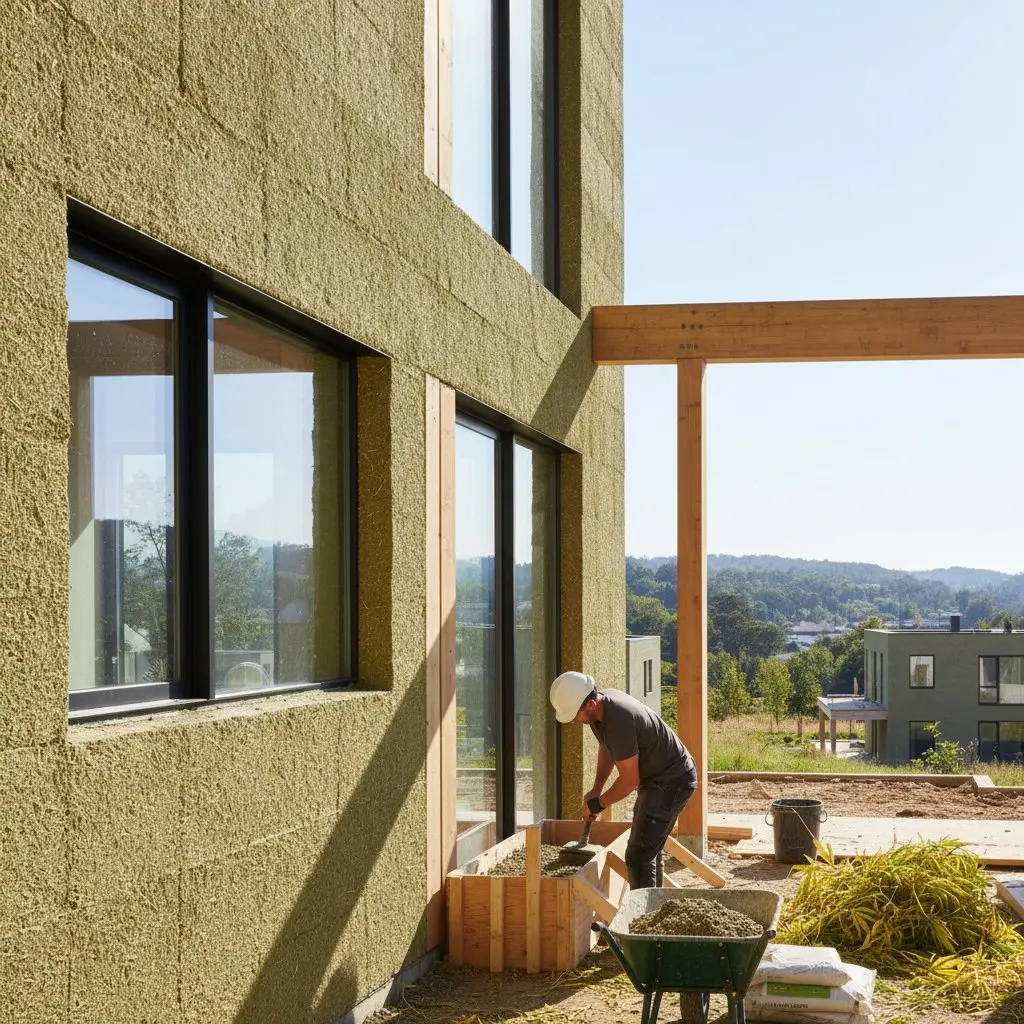 Featured image for Why Hempcrete Walls Are Carbon-Negative Building Material