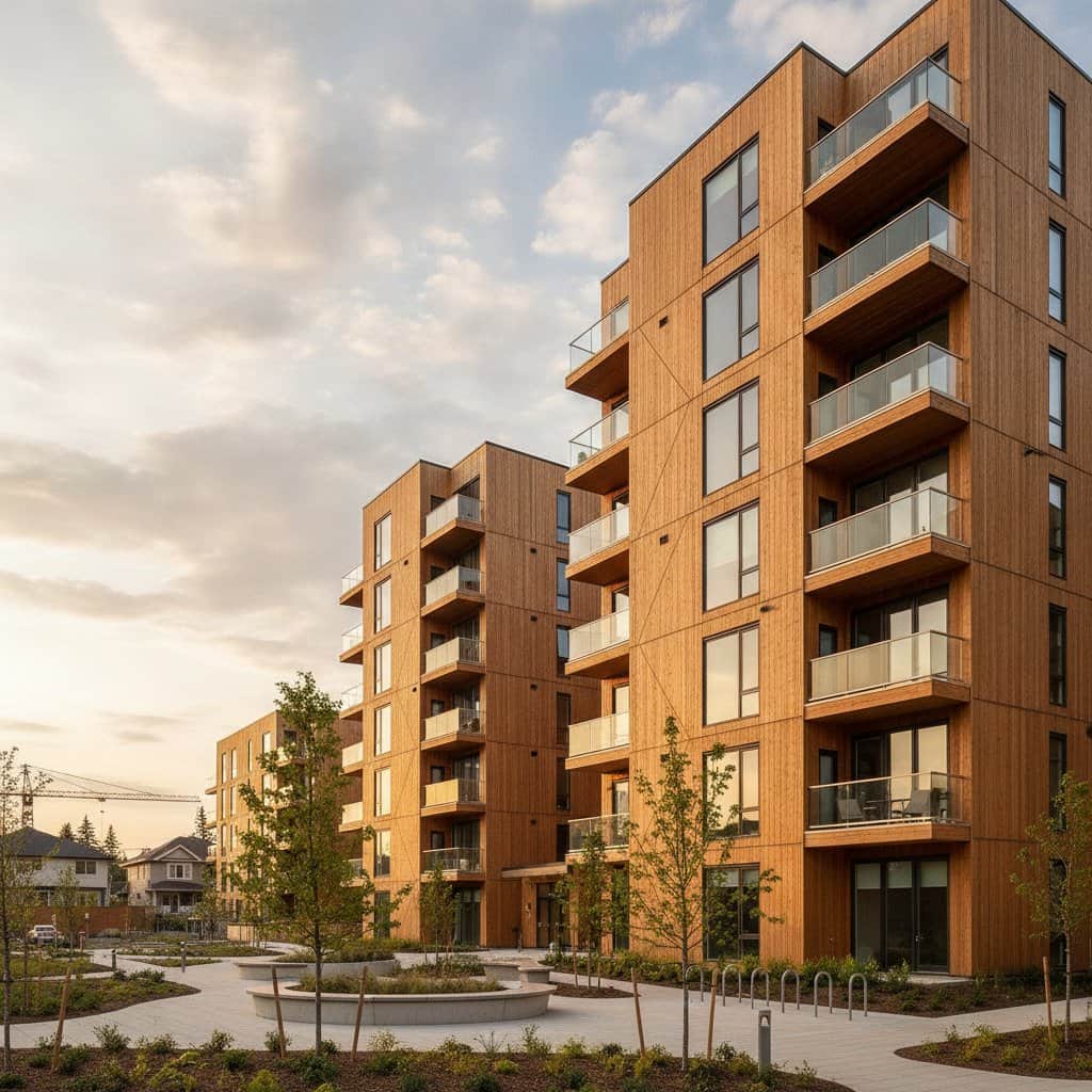 Image for CLT Brings Warm, Fast-Build High-Rises to Suburbs